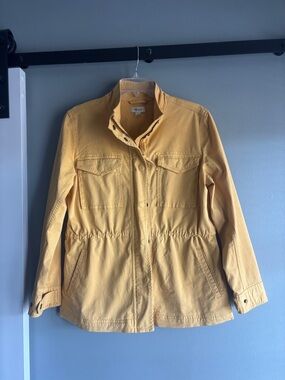 Style & Co. Mustard Yellow Utility Jacket